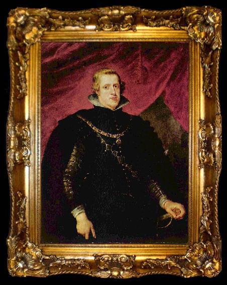 framed  Peter Paul Rubens Portrat des Phillip IV, ta009-2